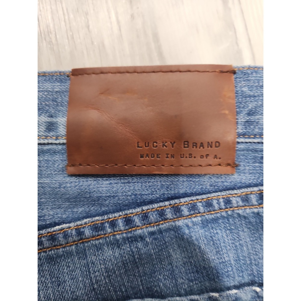 Lucky Brand 121 Heritage White Oak Cone Selvedge Jeans 36x32 Made In‎ US - Picture 4 of 15